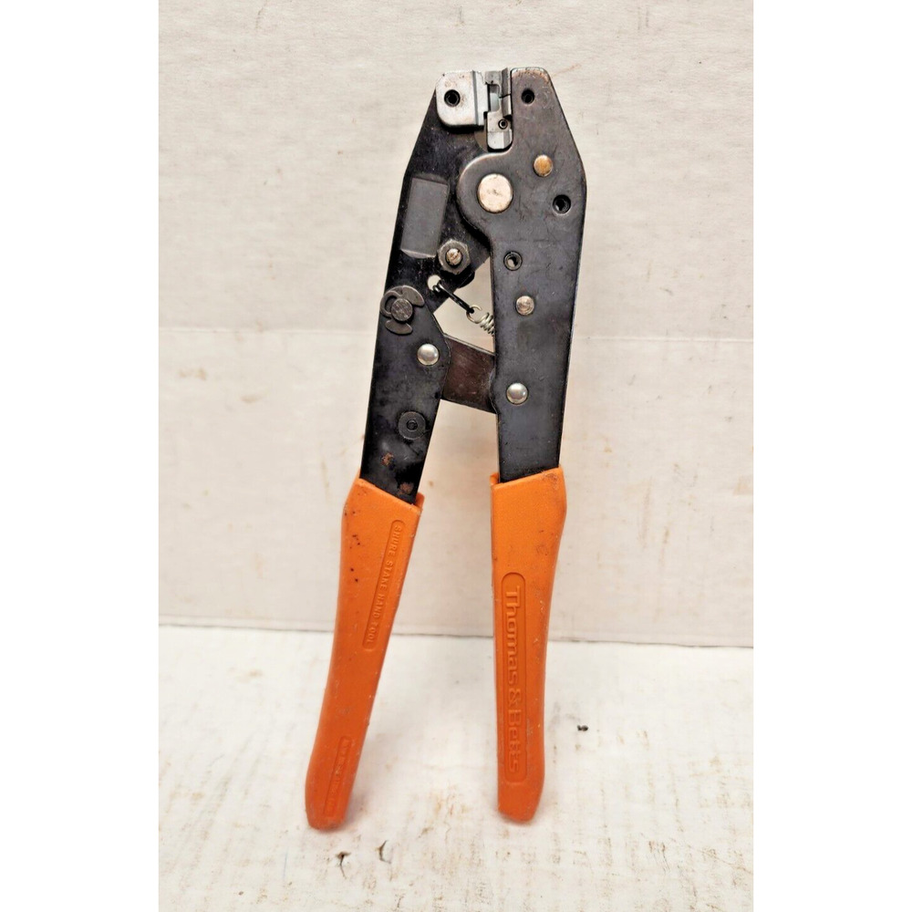 Rare hard to find Thomas & Betts Shure Stake WT1806 ratchet Manual Crimp Tool